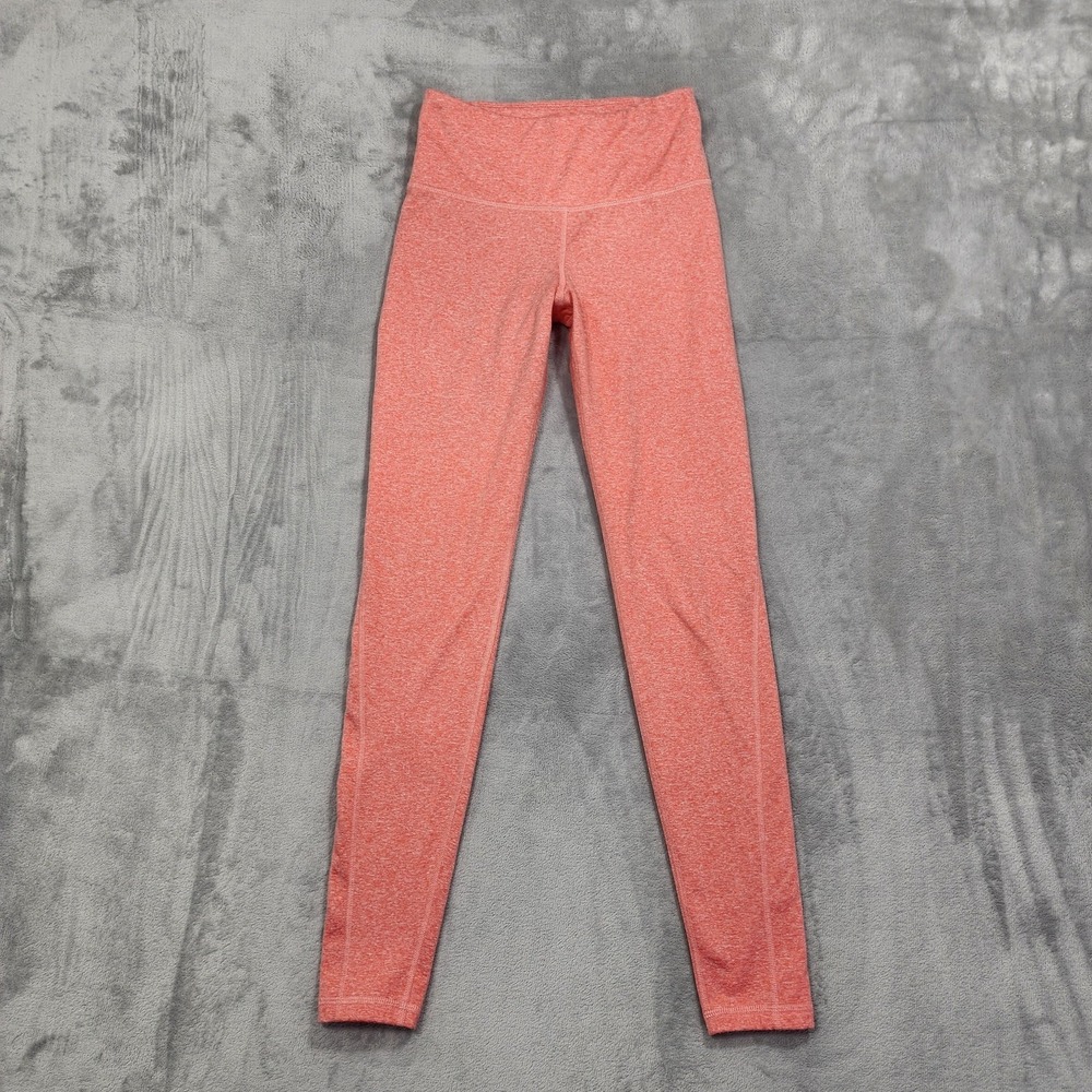 Old Navy Active Leggings Womens S Orange‎ CozeCore High Rise Ankle Yoga Running